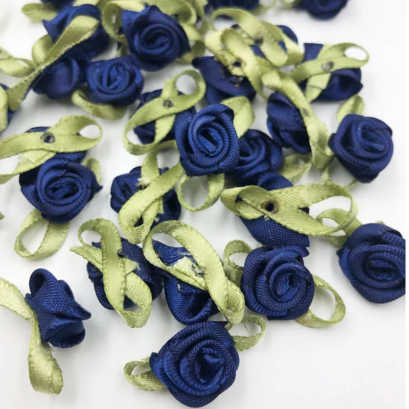 Satin Ribbons Ribbon Decoration Ribbon Supplies Satin Ribbon Sewing Ribbon Satin Ribbon Flowers Bows Rose Sewing Wedding Appliques 100pcs
