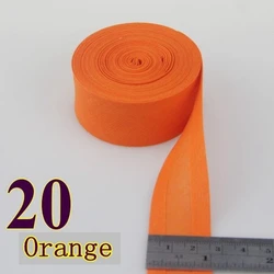 Premium Cotton Bias Tape - Folded and Ironed for Crafts, Sewing, and Quilting - Multiple Lengths Available (20)