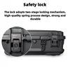 Rigid Plastics Tool Case Professional Photographic Equipment Safety Protection Tool Case Draw-bar Box Camera Lens Storage Case 4
