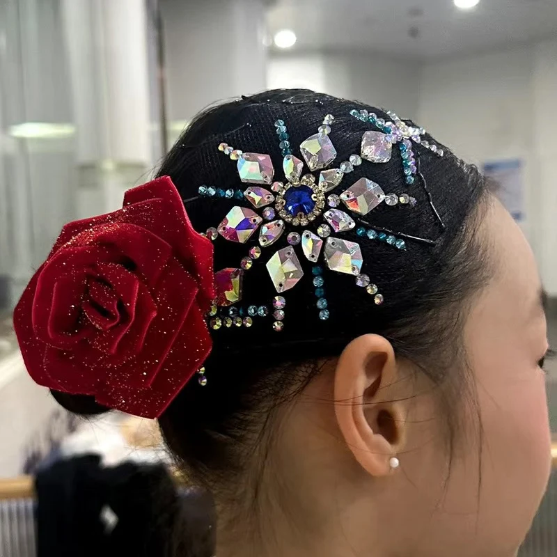 Figure Skating Artistic Gymnastics Grading Kosten Children Adult Headwear Headflower