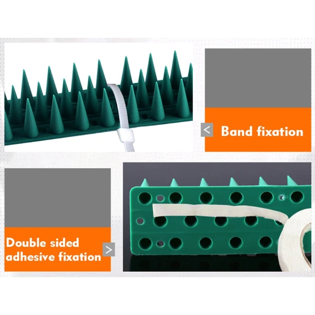 45 Cm -Es Madár Tüske -Tüskés Műanyag Taszító Elrettentő Lopásgátló Kerítés Kert Fali Tüskék Ellenőrző Kerti Kellékek - Image 5