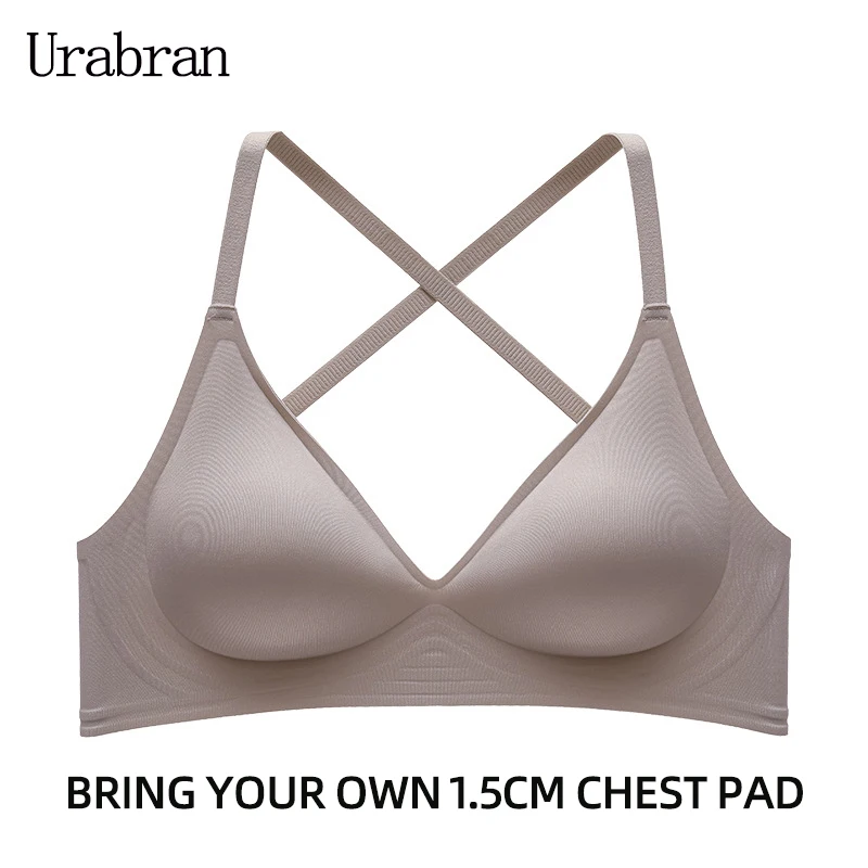 UBAU Sexy Beautiful Back Bra for Small Breasts Small Breast Push Up Woman  Bra the Top to Breasts Gathered in French Receiv Chest - AliExpress