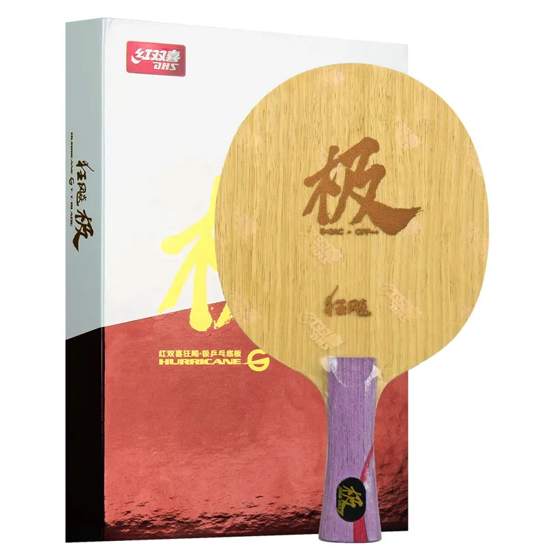 

DHS Hurricane G лезвие для настольного тенниса 5 дюймов Дерево 2 AC двухстороннее лезвие из разных материалов для пинг-понга OFF ++