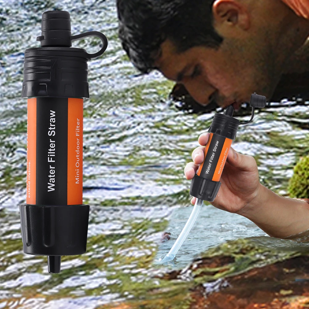Water Purifier Water Filtration System Camping Purification Filter Straws