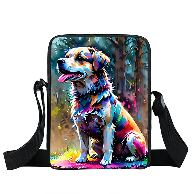 Nestandartní jejích obraz označit logem messenger brašna ženy kabelka dívčí crossbody brašna pro cestovní dámy rýt bedra pytle bookbags dar