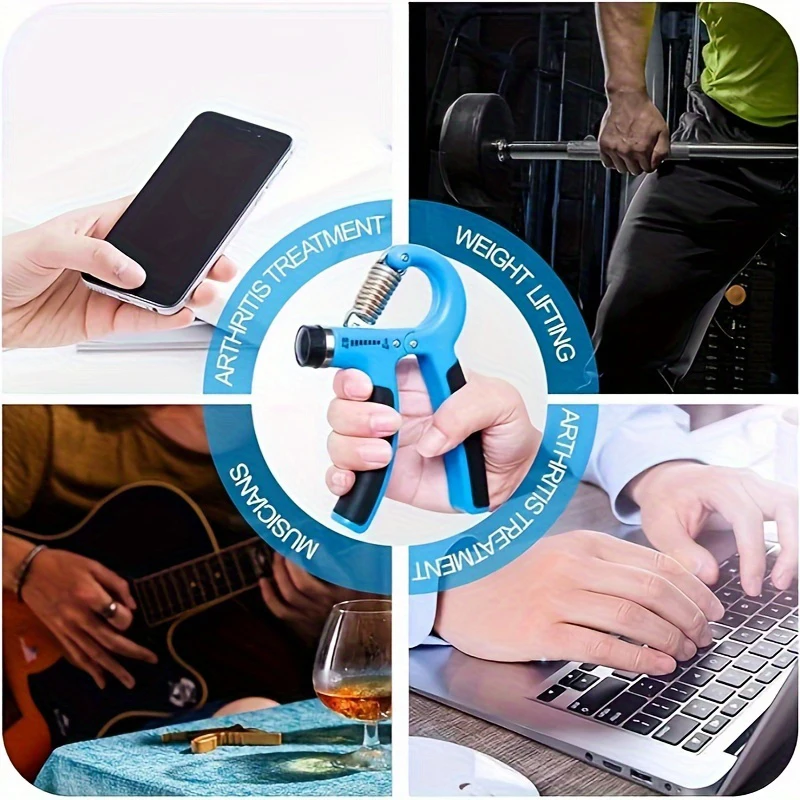 Adjustable Fitness R Type Gripper Training Hand Muscle Strength Booster Wrist Rehabilitation Training Device Fitness Equipment hand strengthener finger trainer finger strength trainer forearm exerciser hand grip trainers hand grip exerciser hand exerciser hand trainer