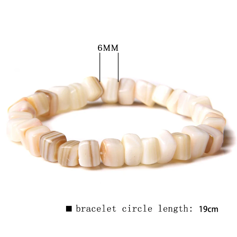 Braccialetto Elastico Con Perline Rotonde Da 8 Mm - Fancy