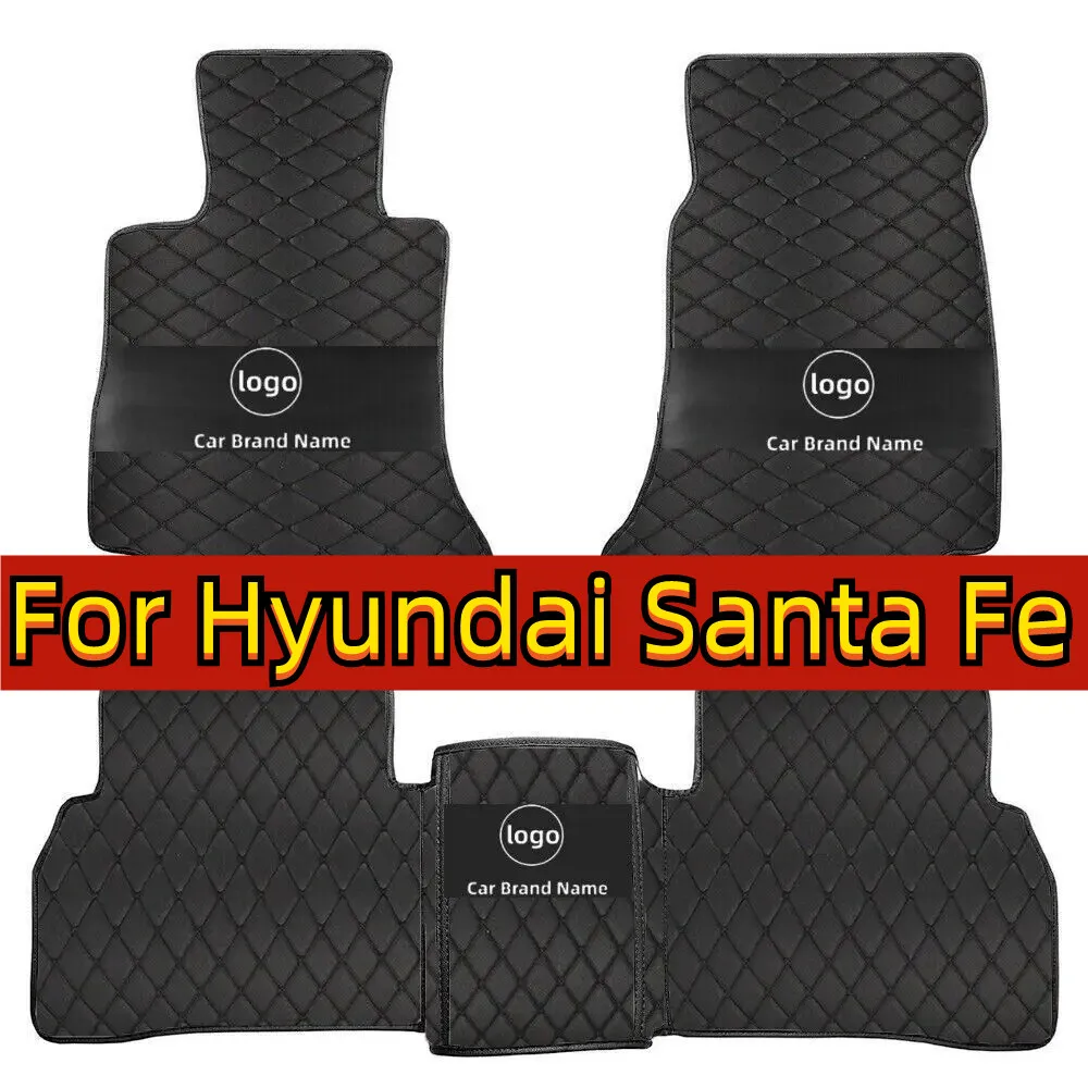 

Car Floor Mats For Hyundai Santa Fe Five Seats 2013 2014 2015 2016 2017 2018 Auto Foot Pads Carpet Cover Interior Accessories