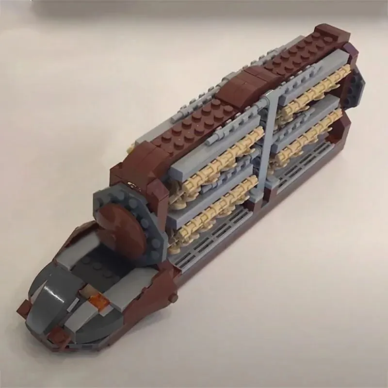 Buildmoc Space Wars Platoon Attack-Craft Space Battle Robots Building Blocks Transport Battleship Toys for Children Bricks Gifts - Bilde 5