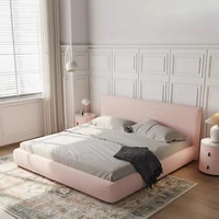 Chambre minimaliste cadre de lit Double King dormir tables de nuit lit moderne rangement Muebles Para El Hogar maison accessoires 2