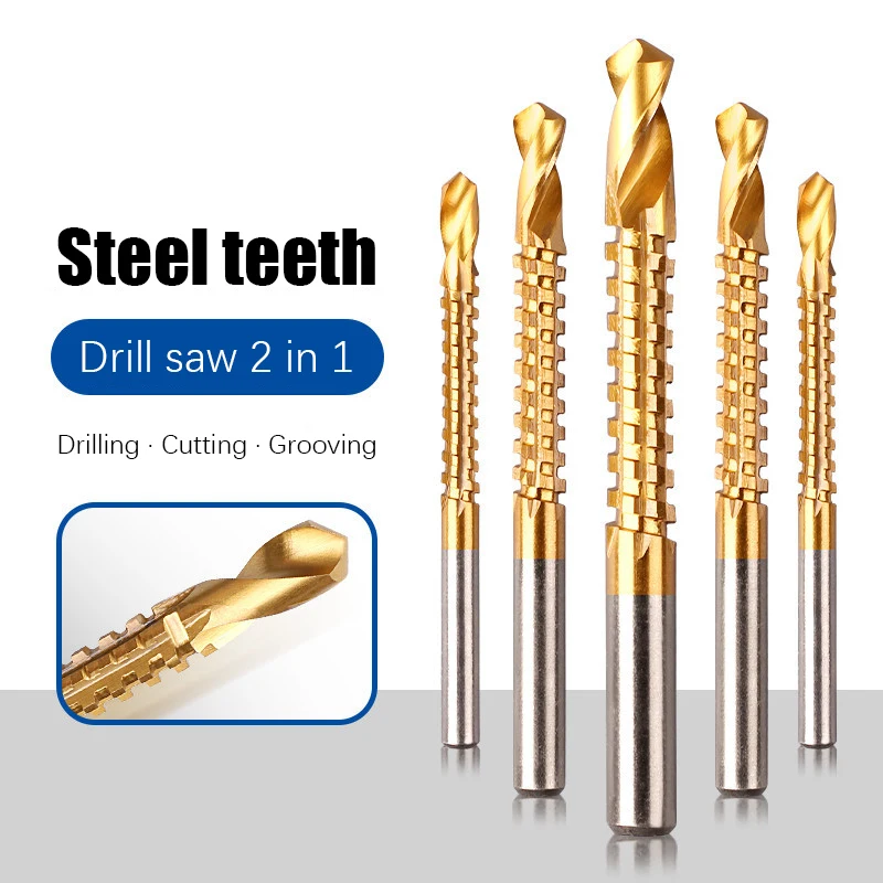 Multi function Cobalt Drills Bit Set Spiral Screw Metric Composite Tap