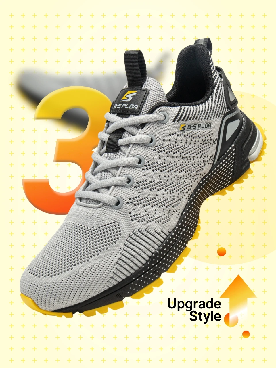 Baasploa Männer Laufschuhe Outdoor Leichte Atmungsaktive Lace up Tennis Schuhe Männlichen Casual Non-Slip Professionelle Sport Schuhe – Detail 12