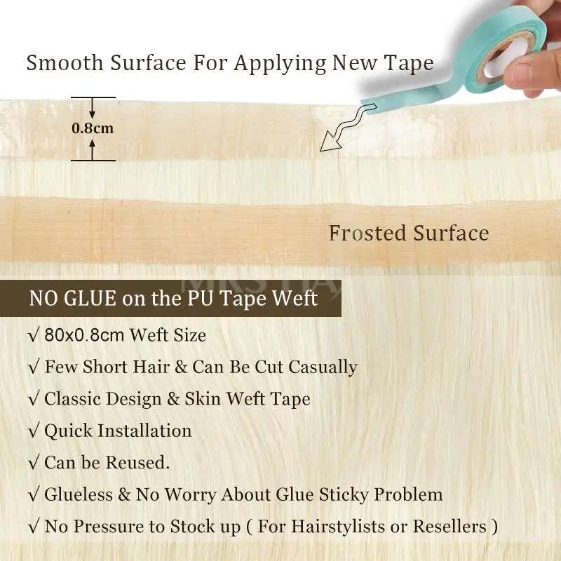 Long Weft Tape Bundles PU Skin Weft Tape in Human Extensions No Glue Natural Human Hair 40-50G 12-20inch 80cm human hair extensions hair extensions