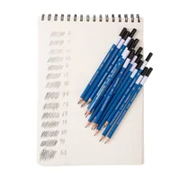 14Pcs Professional Drawing Pencils Set F/H/2H/HB/B/2B/3B/4B/5B/6B/7B/8B/9B/10B Writing Graphite Sketch Charcoal Pencils 2