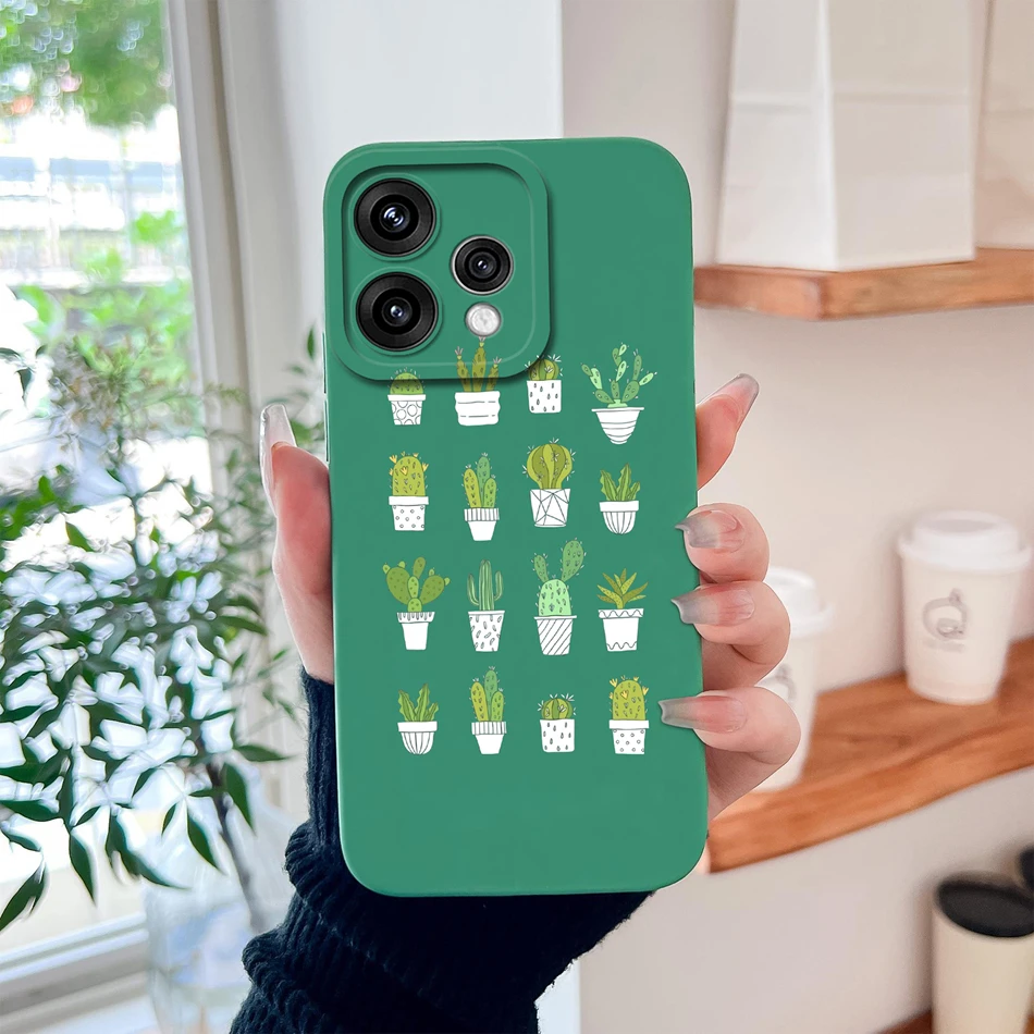 Candy Painted Flowers Lens Protection Soft Silicone Phone Case Cover