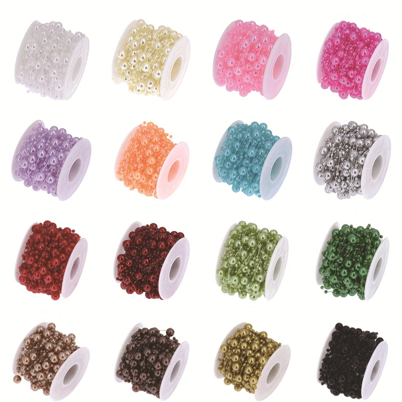 10Meters-Plastic-Wire-String-Beads-For-Bridal-Hair-Accessories-Wedding ...