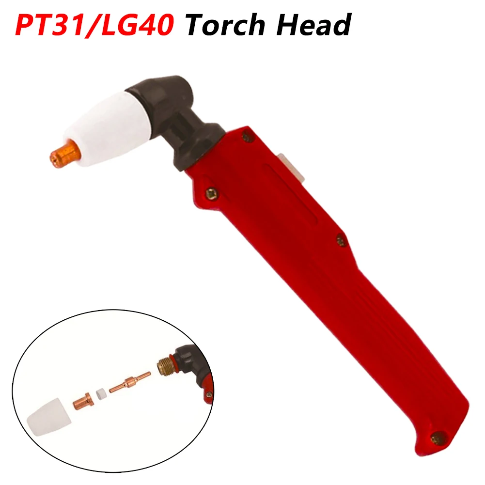 

PT31/LG40 Air Plasma Cutter Cutting Torch Head 30/40A Inverter Plasma Cutter Torch Body Cutting 12mm Cutting Torch Tool Welding