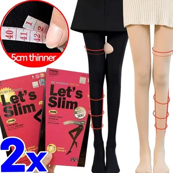 1/2 pezzi collant dimagranti donne calze a compressione scolpire vene varicose grasso calorie modellanti leggings calzini collant