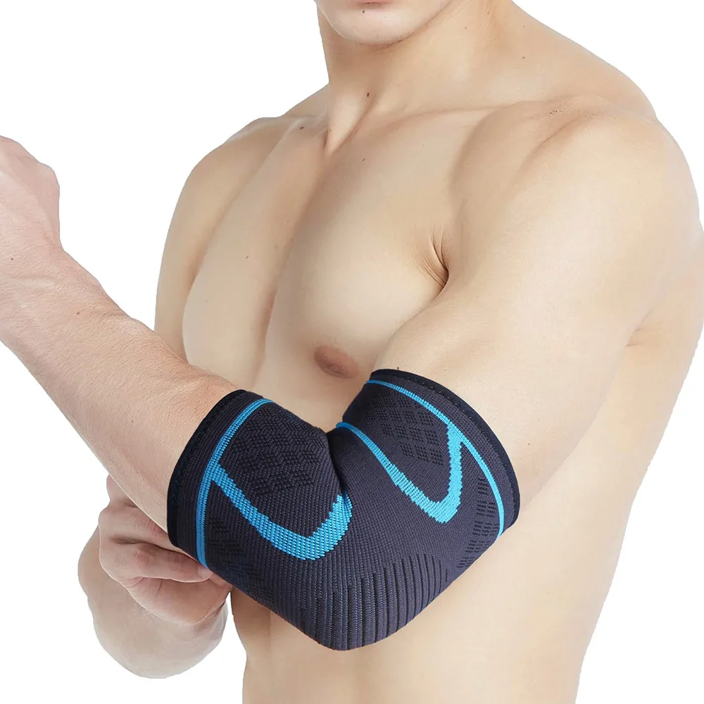 thumbnail image 1 of Codera elástica para hombre y mujer, funda de compresión para deportes, tendinitis, golfista, alivio del dolor de tenis, 1 ud., 1 of 5
