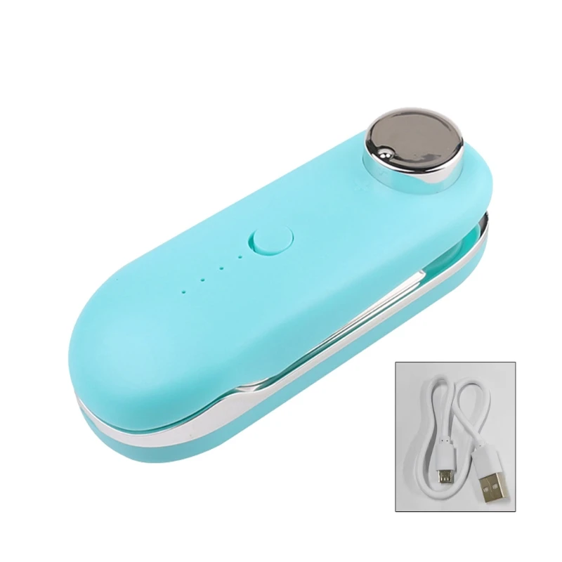 Mini Scellant de Sac -2 en 1 Thermoscelleuses Sous Vide Portables Rechargeables et Coupeur pour