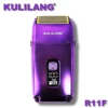 KULILANG R11F Purple Professional Electric Hair Shaver Oil Head Gradient Titanium Plated  Knife Net Hair Salon Trimmer 2