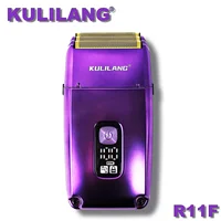 KULILANG R11F Purple Professional Electric Hair Shaver Oil Head Gradient Titanium Plated  Knife Net Hair Salon Trimmer 2