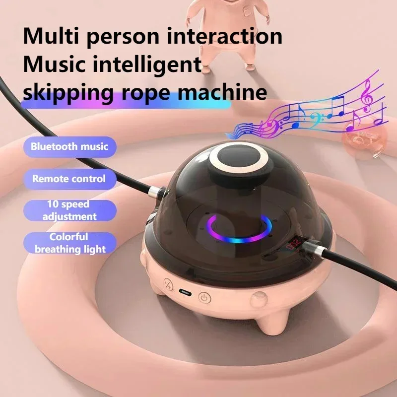 Bluetooth Intelligent Jumping Rope Machine Cordless Adult Fitness Sports Children Automatic Counting Music Electric Jumping Rope
