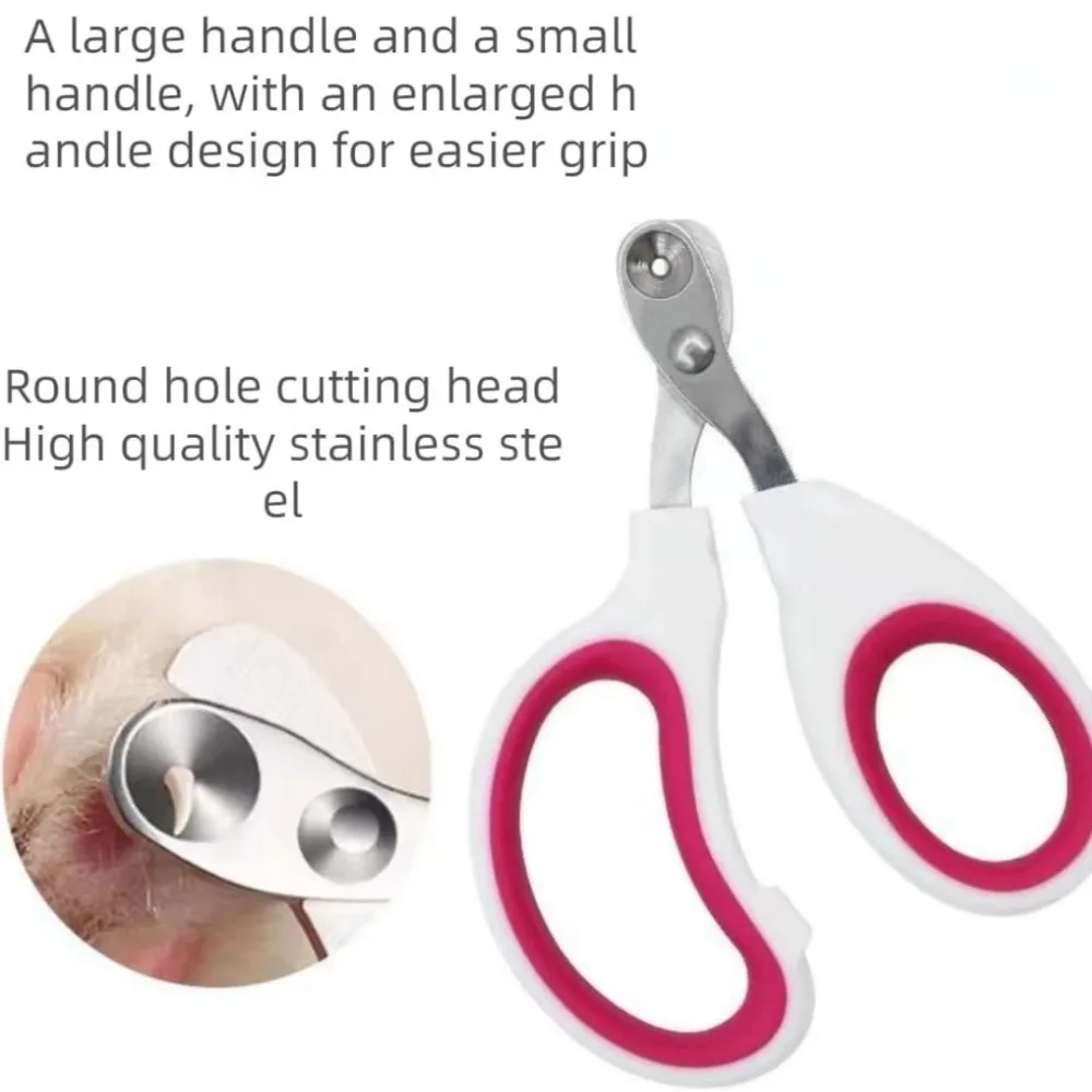 Practical Cleaning Brush Comb Nail Clippers Set Reusable Silicone Flea Comb Non-slip Portable Pet Cleaning Tool