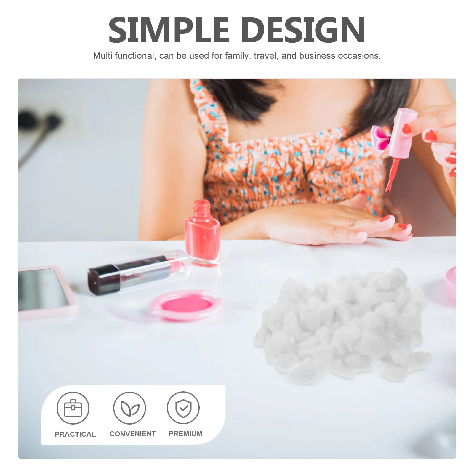 Рисунок 2 - Абсорбирующие ватные шарики для снятия лака для ногтей