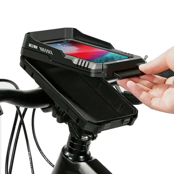 2023 nuova borsa impermeabile per telefono cellulare con manubrio Touch Screen per bicicletta da bicicletta per cellulari da 5.5 ''-6.7"