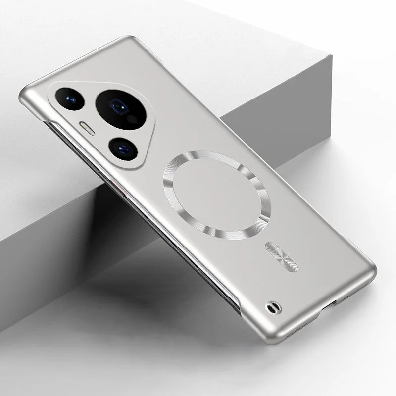Sleek Metal Frameless Magnetic Wireless Charging Case