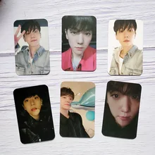 

6pcs/set Kpop Group Photocard BAEKHYUN BAMBI Lomocard Photo Cards LOMO Card for Fans