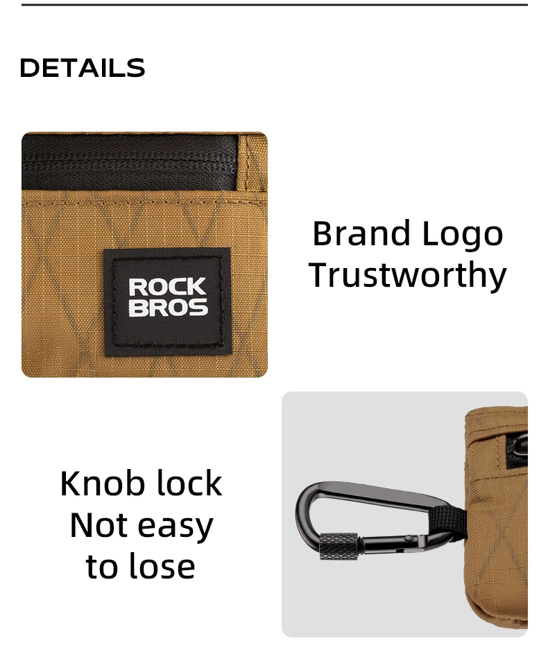 Mobile Phone Bag Lightweight Portable Hand Bag Hanging Buckle Wallet Commute Bag