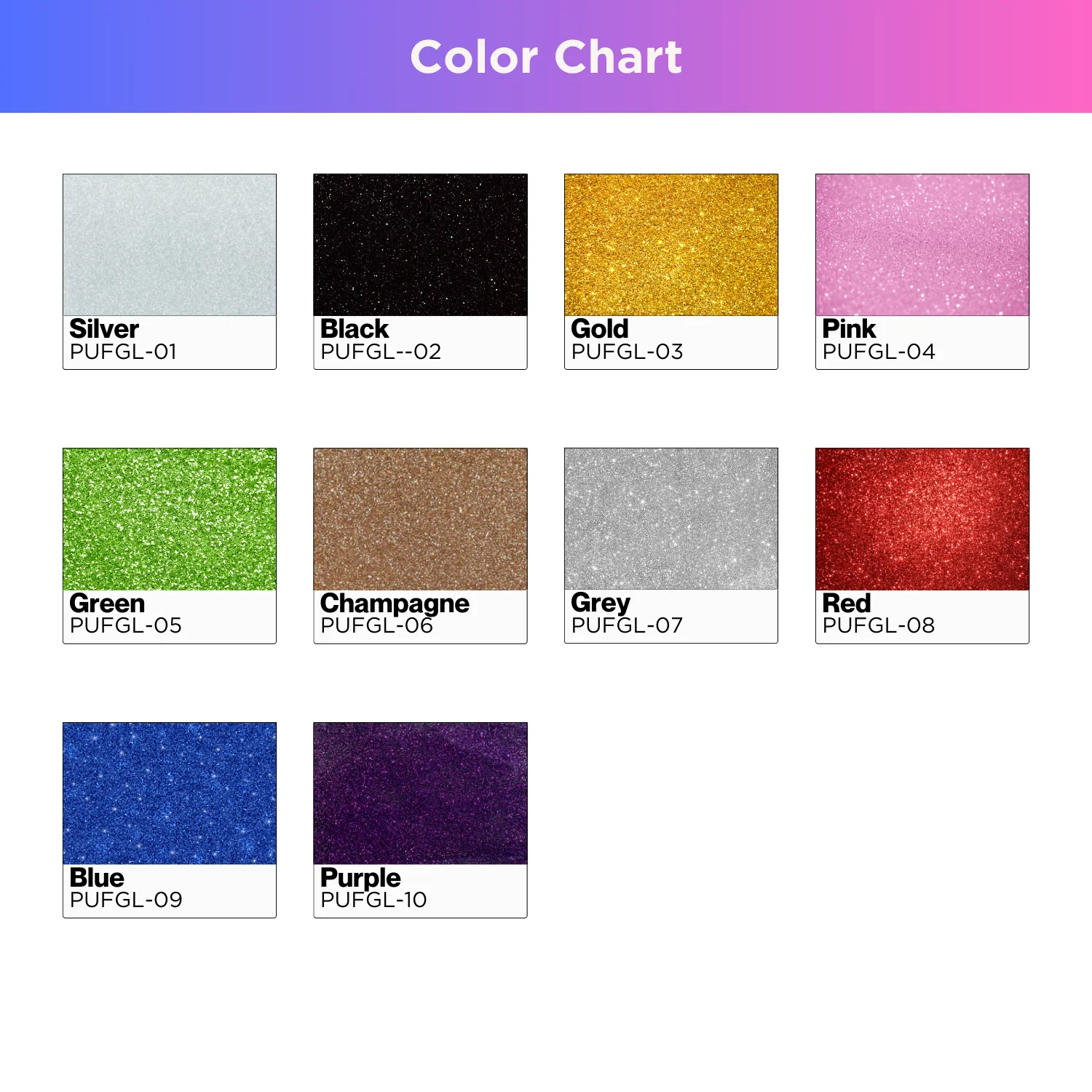 Glitter 3D Shimmer Puff Heat Transfer Vinyl