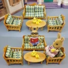 Forest Family 1:12 Dollhouse Living Room Amusement Park Animal Doll Accessories Mini Model Furniture Pretend Play For Girl Gifts 2