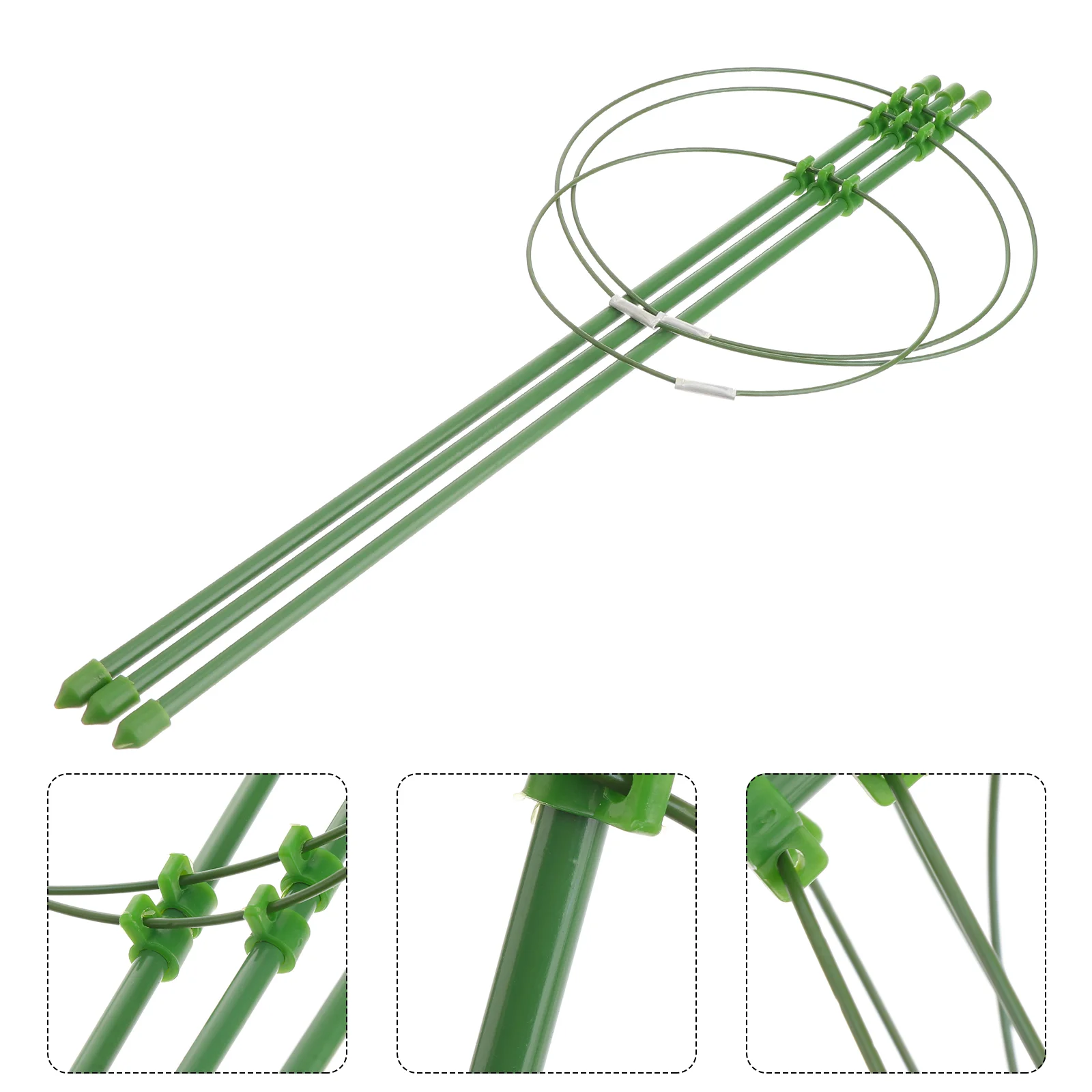 

Mini Cucumbers Climbing Plant Support Cage Flowers Trellis Vegetable Stand Scaffolding Iron for Garden