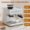 Espresso Machine 15 Bar, Coffee Maker for Cappuccino and Latte Maker with Milk Frother Steam Wand, Fast Heating Coffee Machine 5