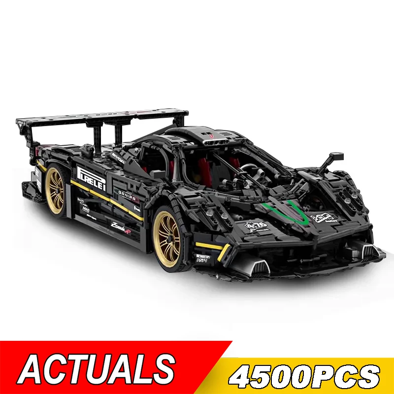 

NEW 220907 Technical MOC Paganii Zonda R Super Sport Racing Car Assembled Building Blocks Bricks Toy For Adult Birthday Boy Gift