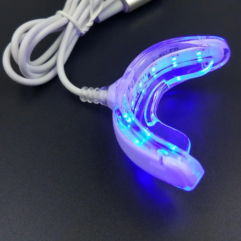 Househould LED Teeth Whitening Portable USB Charging Led Blue Light Dental Whitening Instrument Teeth Device Equipment teeth whitening device