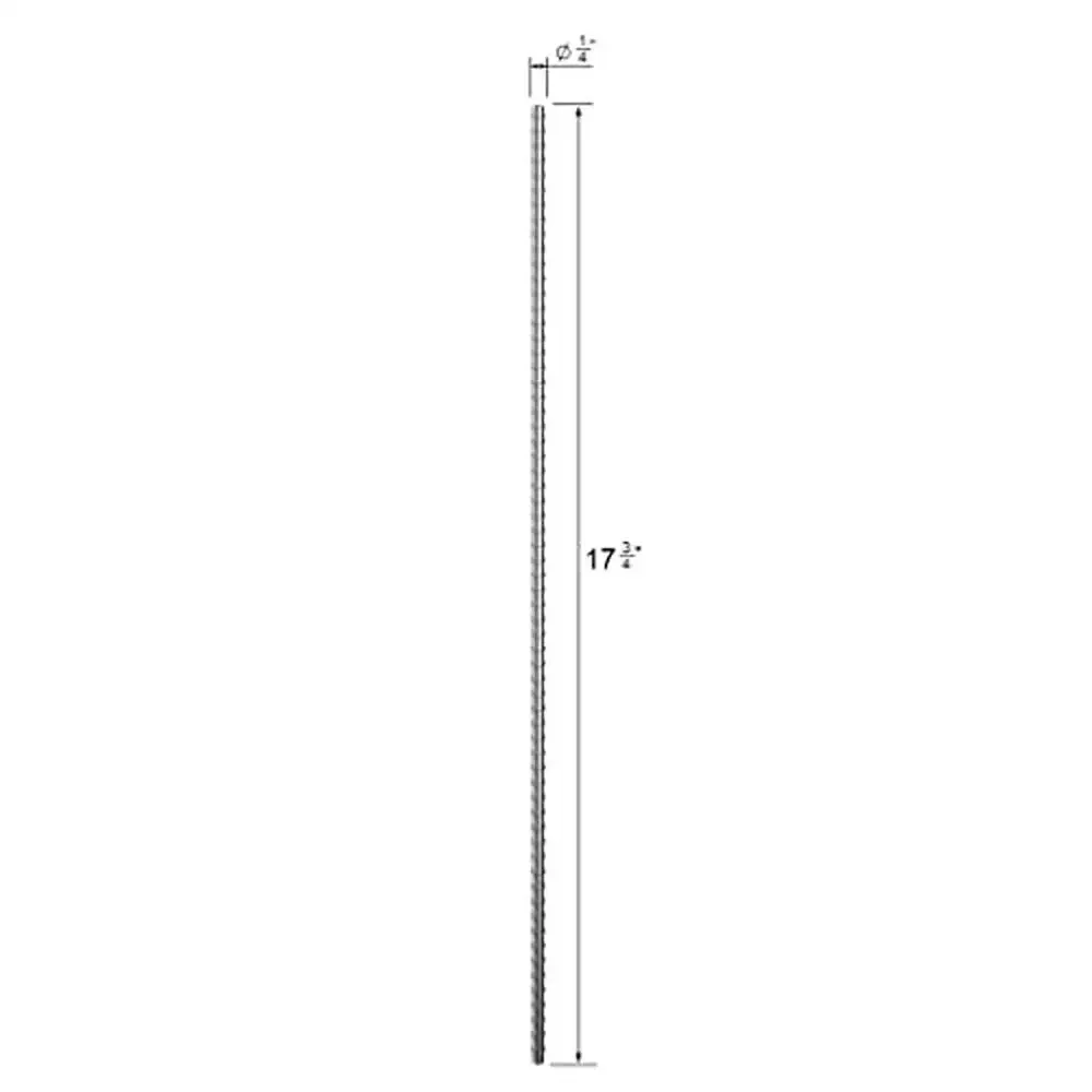 Galvanized Coated Iron Ground Rebar Stakes Heavy Duty Rod AnchorsIndustrial Landscaping Construction 18" Straight Anchors