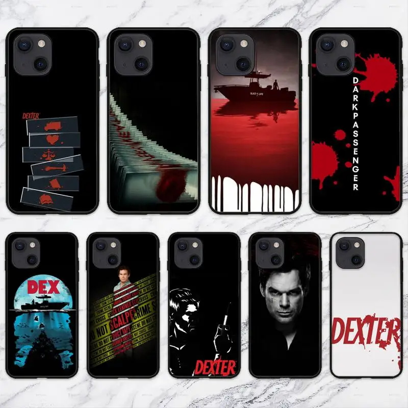Custodia Per Telefono Tv Dexter Morgan Per Iphone 11 12 Mini 13 14 Pro Xs Max X 8 7 6S Plus 5 Se Xr Shell