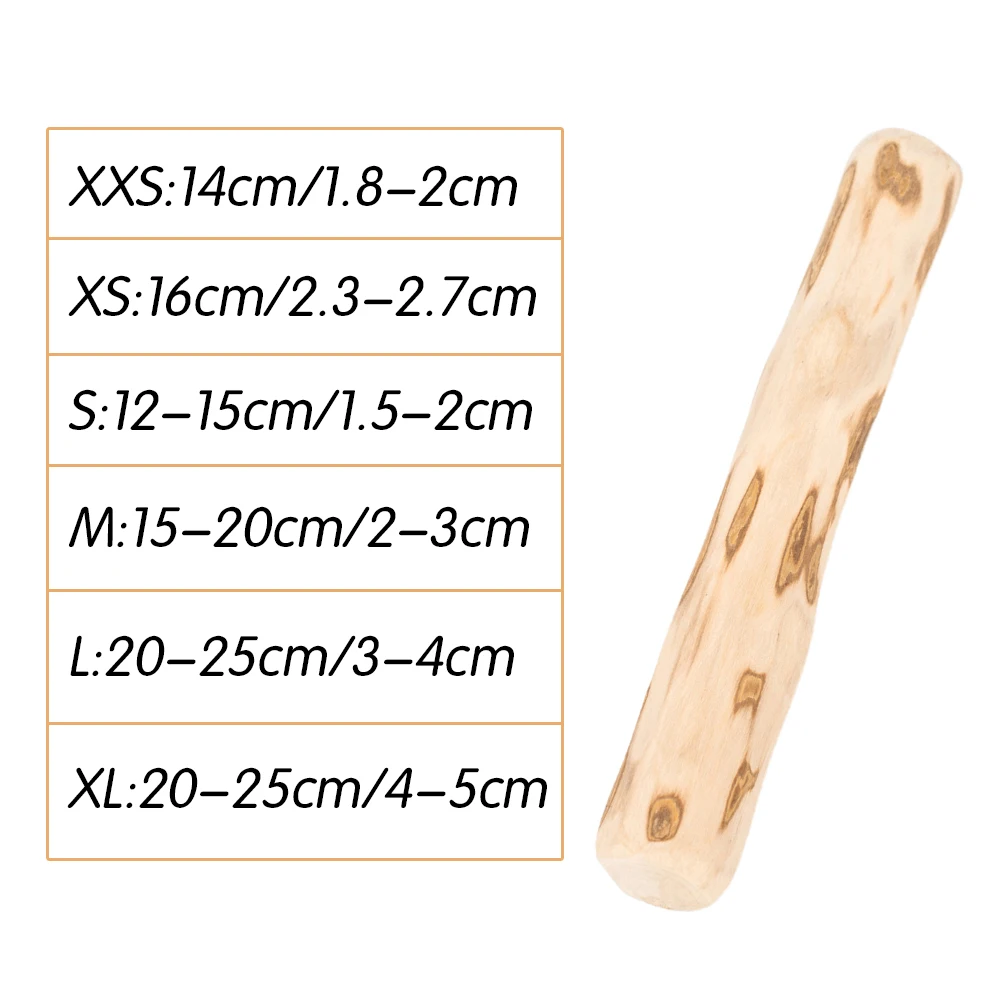 Dog Teeth Grinding Rod Wood Dog Chews Toy Natural Coffee Wood Chewable Stick Safe Bite-Resistant Pet Molar Toy Pet Supplies