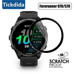 Premium Soft Tempered Glass Screen Protector Film for Garmin Forerunner