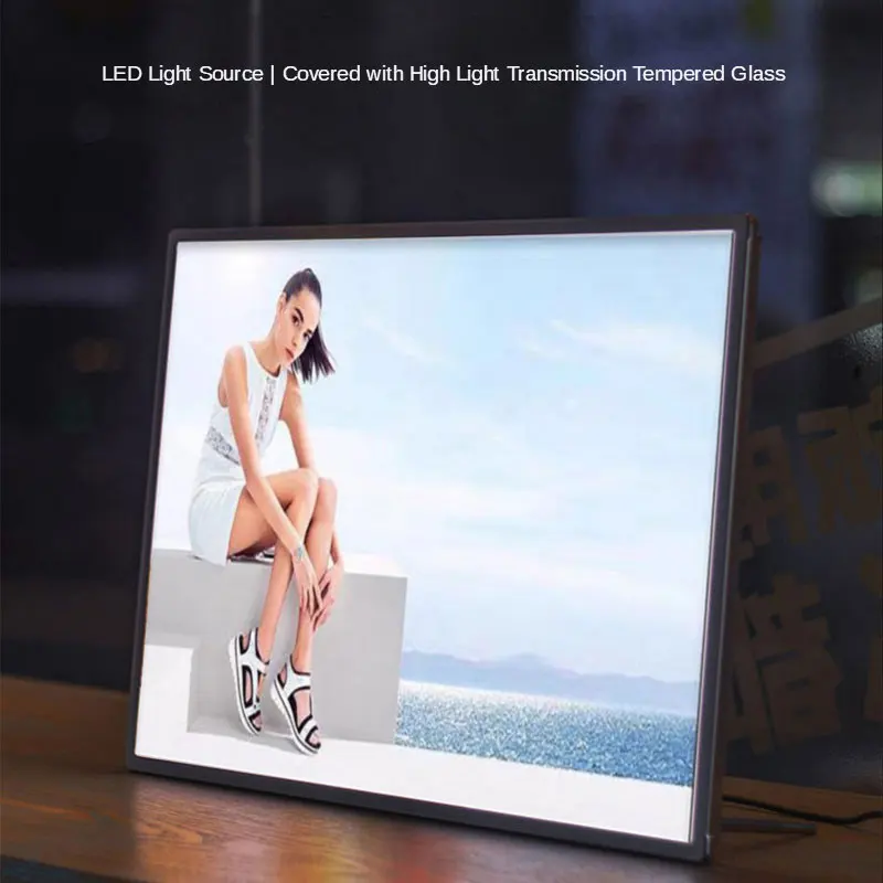 Diy Luminous Photo Frame, Aluminum Alloy Photo Frame With Led