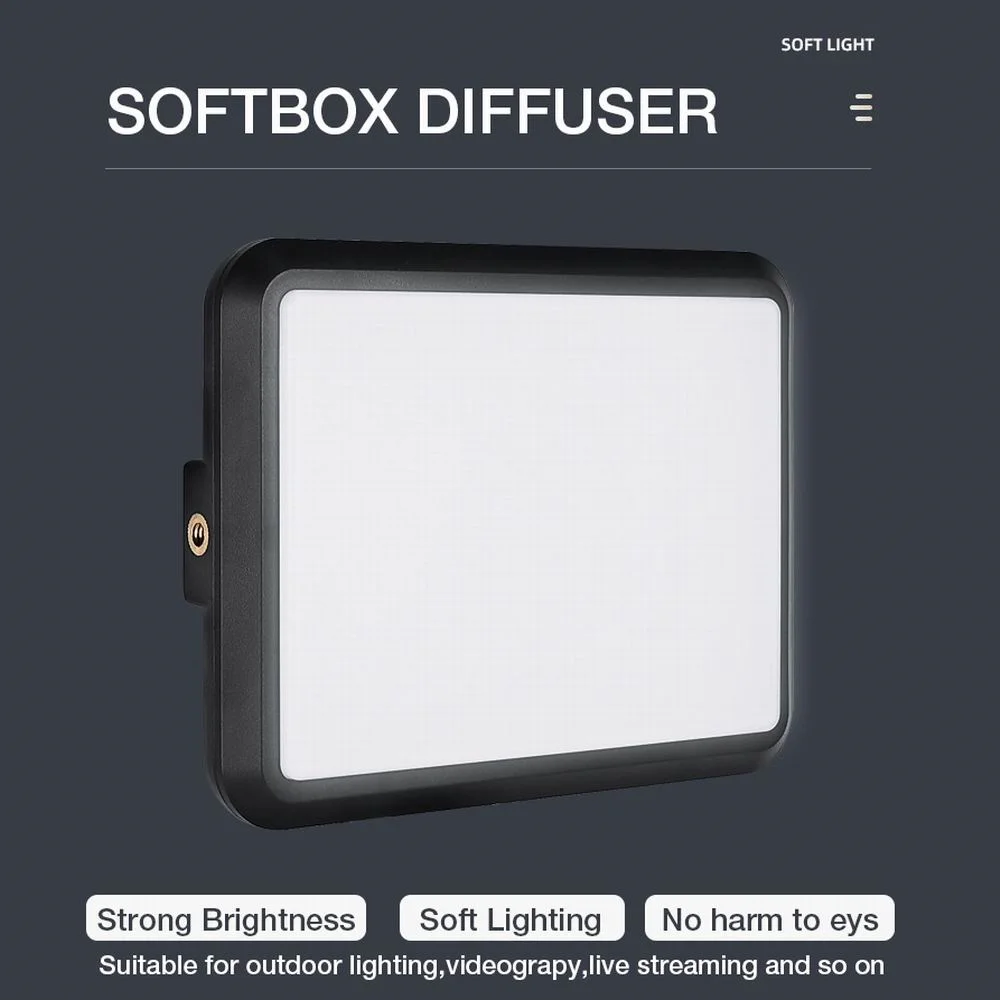 Led Fotografia Vídeo Light Iluminação Painel Photo Studio Lâmpada Kit para Shoot Live Streaming Luzes de Preenchimento 2800k7000k - Image 2