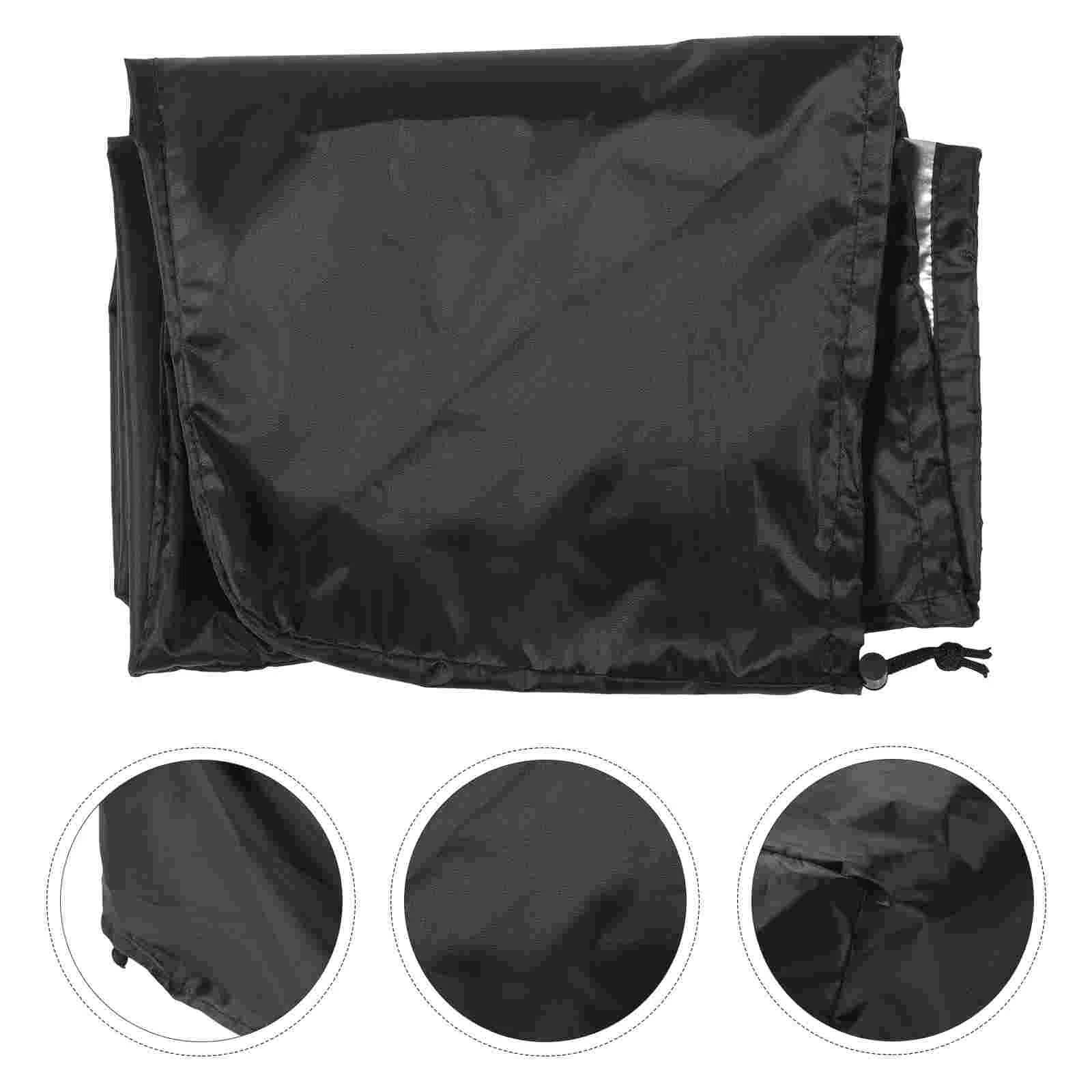 

Rainproof Marine Folding Seat Cover Waterproof Pontoon Chair Sunproof Dustproof 1pcs (black) 210d Silver Coated Oxford Cloth