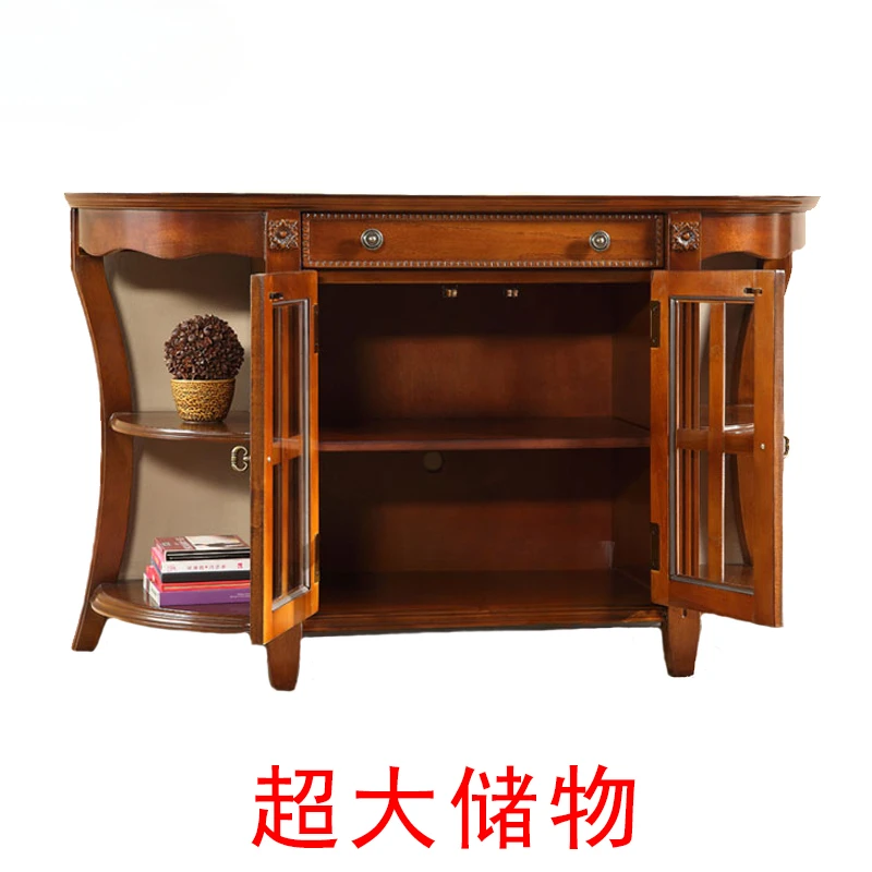 sideboard, solid wood, small TV cabinet, sideboard, living room, bedroom, TV cabinet, functional