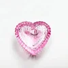 1pcs Pink Crystal Glass Dappen Dish Acrylic Powder Liquid Holder Container Heart Shape Nail Lid Cup Bowl Manicure Accessories 6