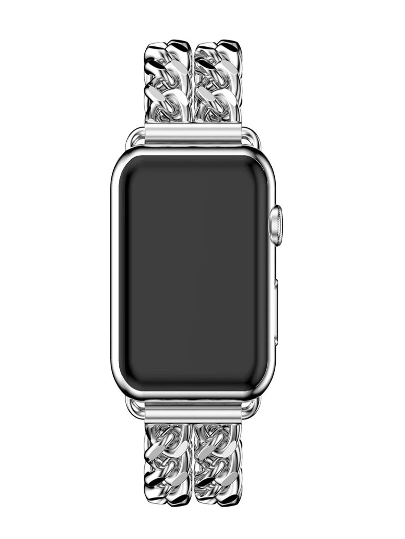 Double Row Stainless Steel For iWatch Band 42/44/45/49mm 38/40/41mm For iWatch Series Ultra Se 8/7/6/5/4/3/2/1_voghion.com