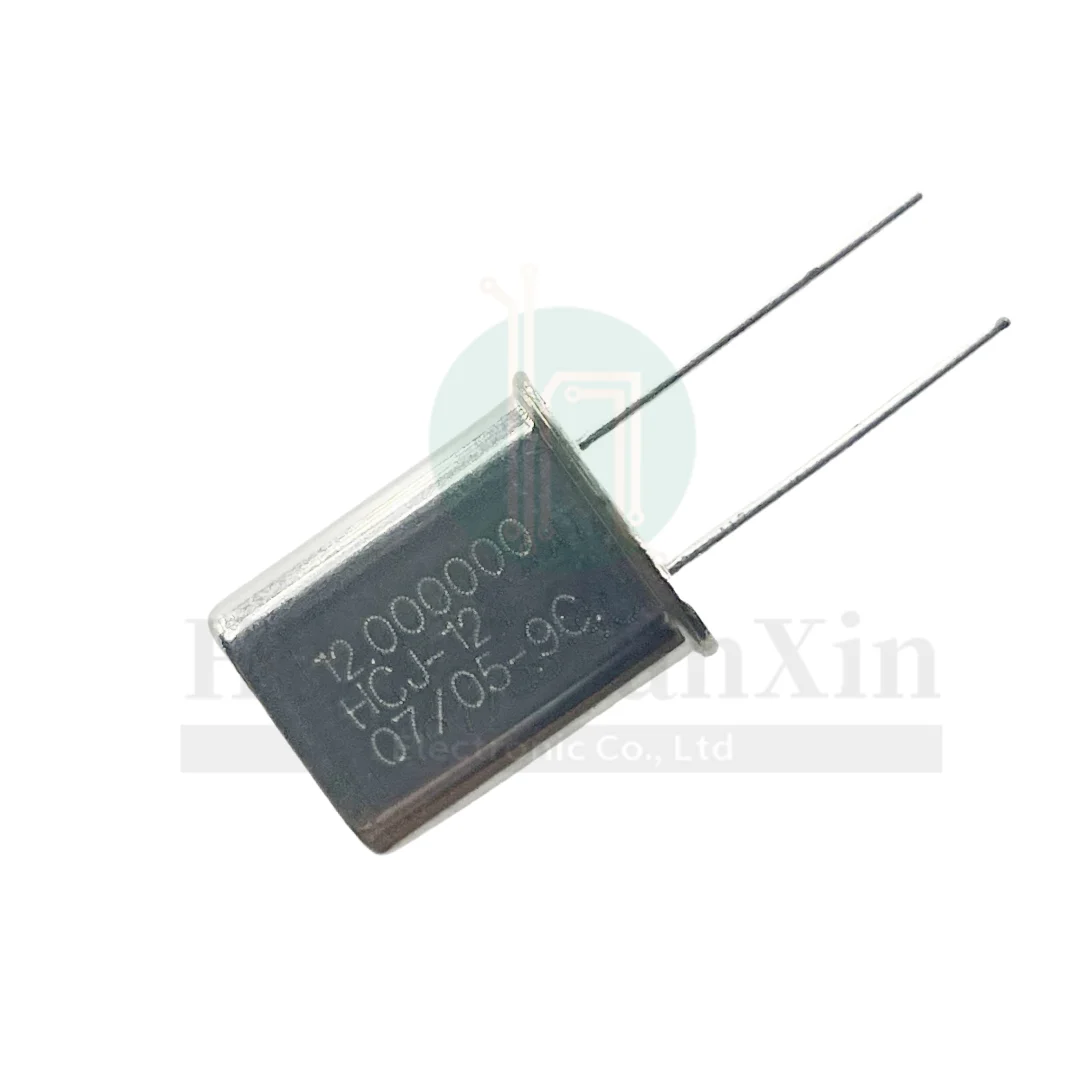 인라인 HC-49U 수정 진동자, 12MHZ, 12.000MHZ, 12M, 50 개